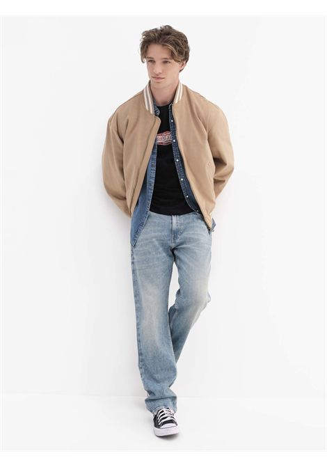 Bomber in finta pelle scamosciata GUESS JEANS | Giubbini | M6RL0J WJ842G1FE