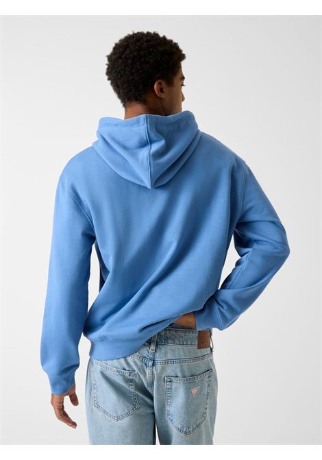 Felpa con logo stampato GUESS JEANS | Felpe | M6RQ26 KCPR1BLN