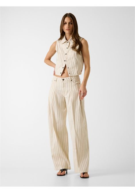 Pantaloni plissé gamba extra-ampia G12 GUESS JEANS | Pantalone | W6GA2U D7961GHCK