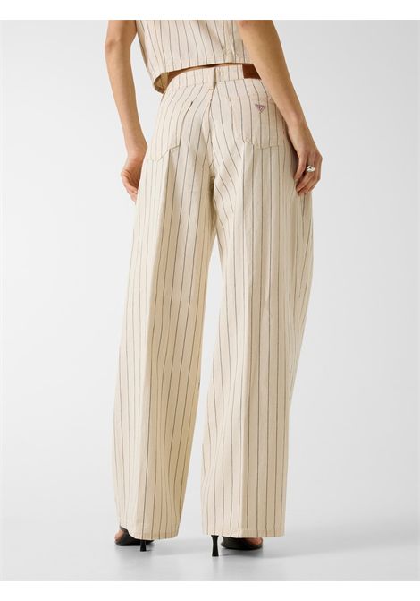 Pantaloni plissé gamba extra-ampia G12 GUESS JEANS | Pantalone | W6GA2U D7961GHCK