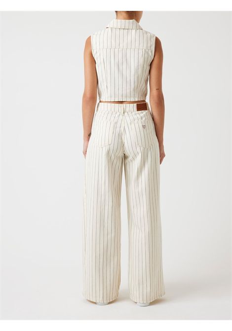 Pantaloni plissé gamba extra-ampia G12 GUESS JEANS | Pantalone | W6GA2U D7961GHCK