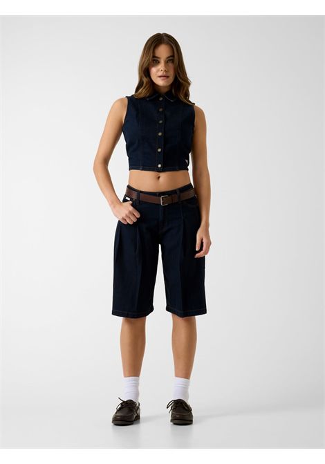 Bermuda in denim plissettato GUESS JEANS | Bermuda | W6GDY5 D7971GSMM
