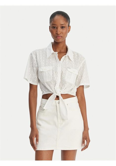 Camicia cropped Regular Fit GUESS JEANS | T-shirt | W6GHA3 WO331G011