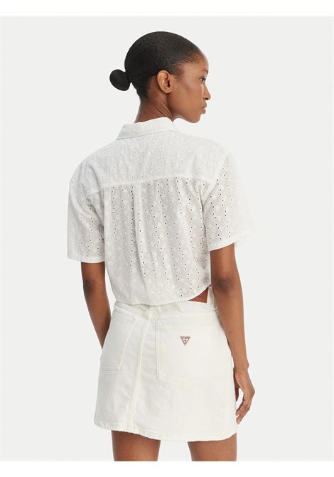 Camicia cropped Regular Fit GUESS JEANS | T-shirt | W6GHA3 WO331G011