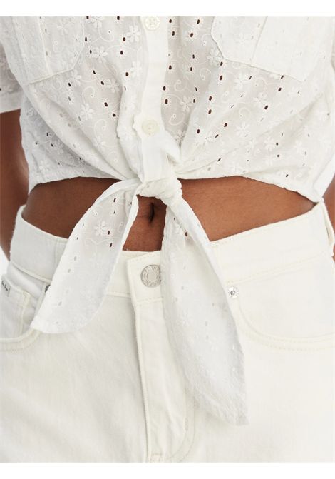 Camicia cropped Regular Fit GUESS JEANS | T-shirt | W6GHA3 WO331G011