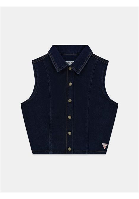 Camicia in denim cropped GUESS JEANS | Top | W6GHZ9 D7971GSMM