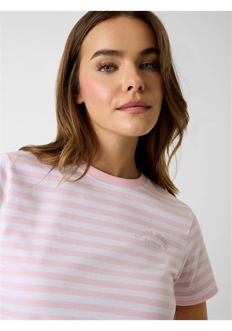 T-shirt a righe GUESS JEANS | T-shirt | W6GI05 KCIE1S0AH