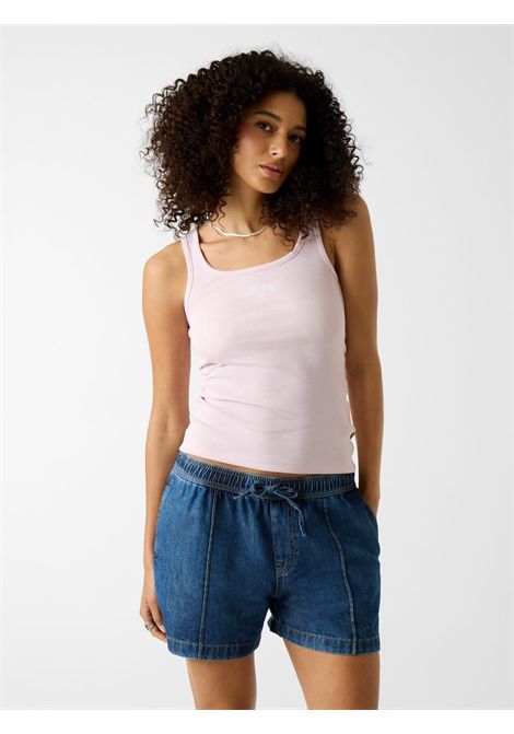 Top in cotone con ricamo GUESS JEANS | Top | W6GPZ2 KA0H1G491