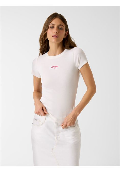T-shirt con stella ricamata GUESS JEANS | Top | W6GPZ3 KA0H1G046