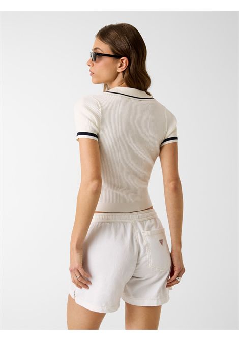 Polo in misto viscosa GUESS JEANS | Polo | W6GRZ1 Z3P32G293