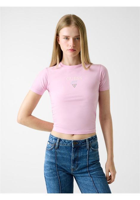 T-shirt con logo ricamato GUESS JEANS | T-shirt | W6RI15 J1314G65F
