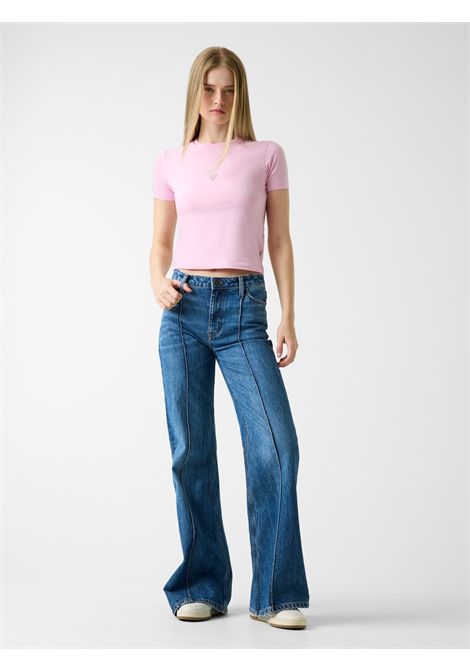 T-shirt con logo ricamato GUESS JEANS | T-shirt | W6RI15 J1314G65F