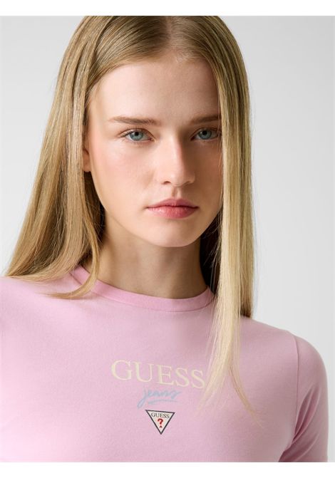 T-shirt con logo ricamato GUESS JEANS | T-shirt | W6RI15 J1314G65F