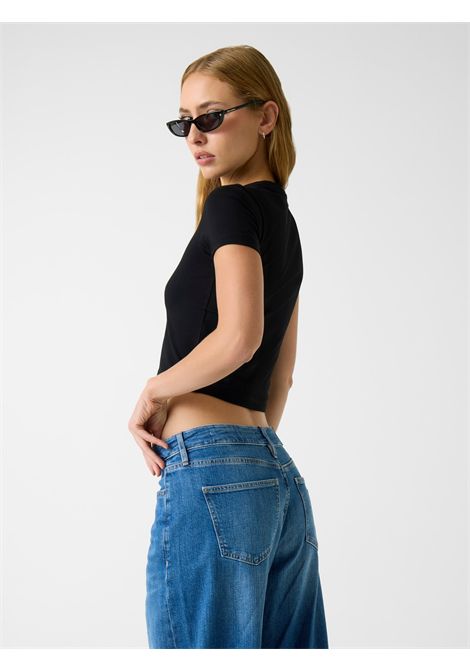 T-shirt con logo ricamato GUESS JEANS | T-shirt | W6RI15 J1314JBLK