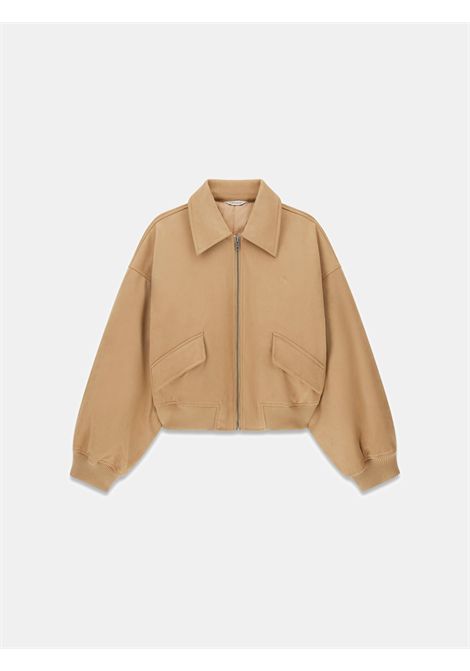 Bomber in similpelle scamosciata GUESS JEANS | T-shirt | W6RL36 WJ842G1FE