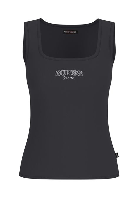 Canotta a costine GUESS JEANS | Top | W6RP20 KA0H1JBLK