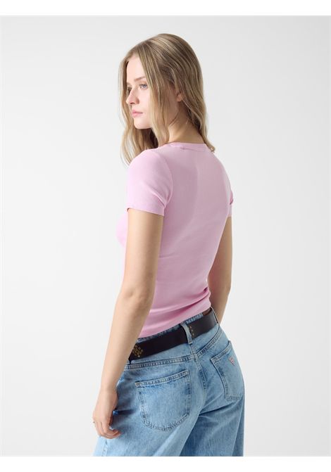 T-shirt con logo ricamato GUESS JEANS | T-shirt | W6RP21 KA0H1G65F