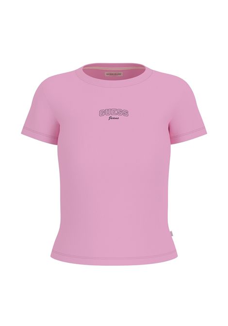 T-shirt con logo ricamato GUESS JEANS | T-shirt | W6RP21 KA0H1G65F