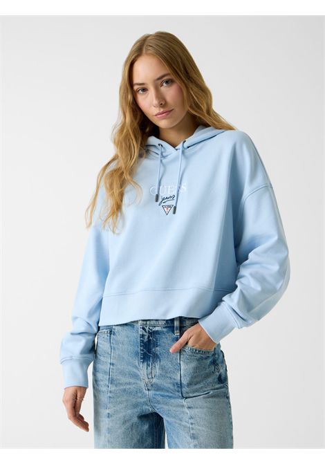 Felpa con logo ricamato GUESS JEANS | Top | W6RQ00 K68I4G703