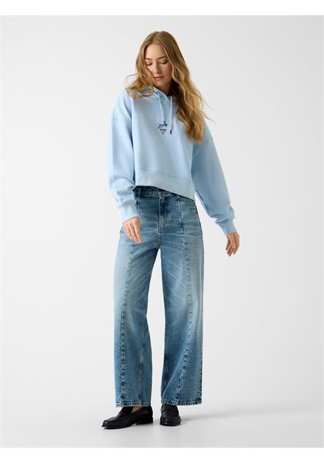 Felpa con logo ricamato GUESS JEANS | Top | W6RQ00 K68I4G703