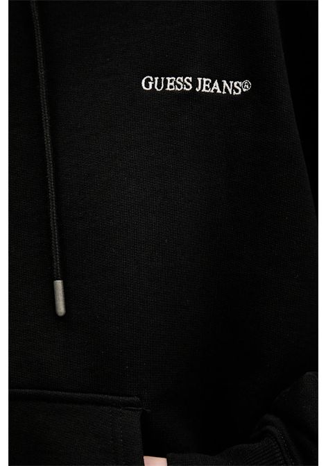 gj os embro zipup hoodie GUESS JEANS | Felpe | W6RQ32 K68I4JBLK