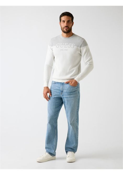 Maglione con logo frontale GUESS | Maglie | M6RR20 Z4492G291