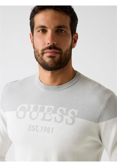 Maglione con logo frontale GUESS | Maglie | M6RR20 Z4492G291