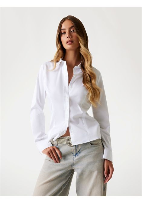 Camicia classica a taglio slim GUESS | Camicie | W2YH41 WAF10G011