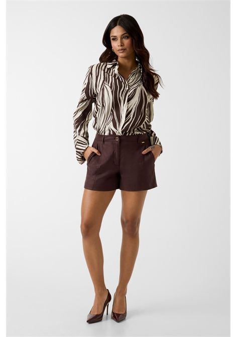 Shorts in misto lino GUESS | Shorts | W5GD1W WH5L2G1EB