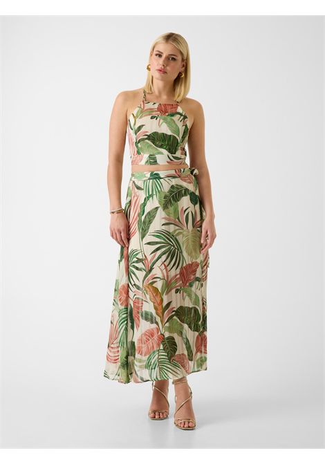 Crop top stampa floreale GUESS | Top | W5GH74 WH9Z2PMIC