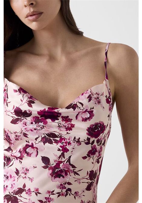 vestito midi in raso GUESS | Abiti | W5GK85 WH9C2PM6I