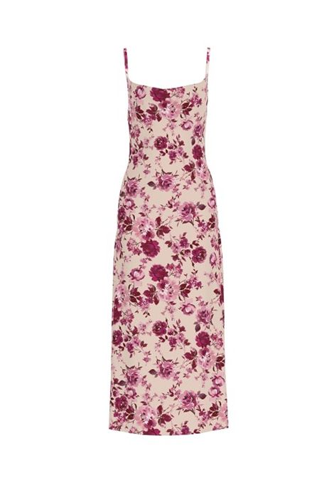 vestito midi in raso GUESS | Abiti | W5GK85 WH9C2PM6I