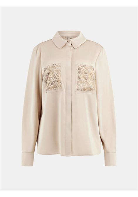 Camicia a vestibilità regolare GUESS | Camicie | W5RH40 WFQC2G012