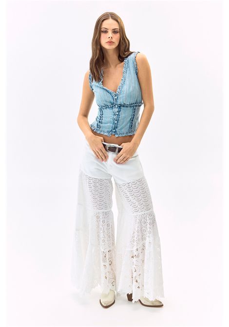 Jeans in pizzo sangallo GUESS | Pantalone | W6GAJ8 D0741WTWL