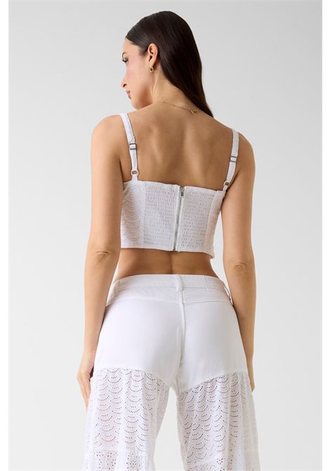 ss sharon eyelets top GUESS | Top | W6GH47 W1880G011