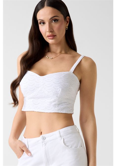 ss sharon eyelets top GUESS | Top | W6GH47 W1880G011