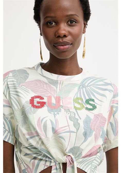 T-shirt Crop GUESS | T-shirt | W6GI09 K3024PMHY