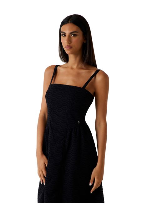 Vestito midi in pizzo sangallo GUESS | Abiti | W6GK44 W1884JBLK