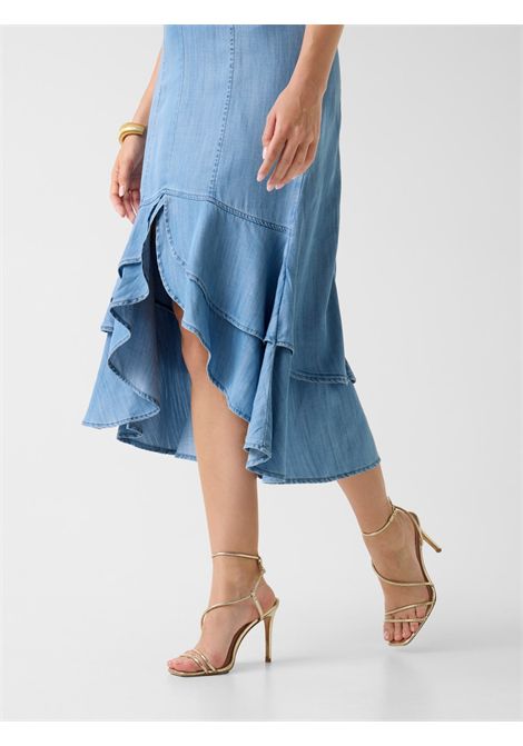 Guess vestito d'estate in jeans MARINA GUESS | Abiti | W6GK89 D0908LLBU