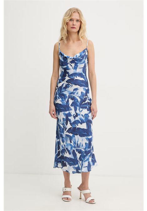 Vestito midi in satin akilina GUESS | Abiti | W6GK94 W2266PMIB