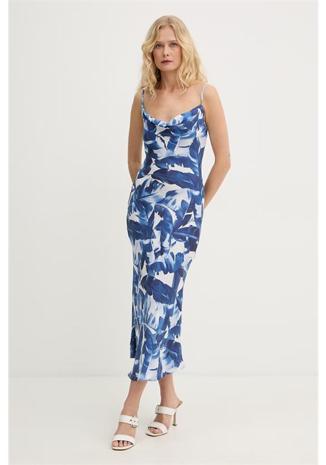 Vestito midi in satin akilina GUESS | Abiti | W6GK94 W2266PMIB