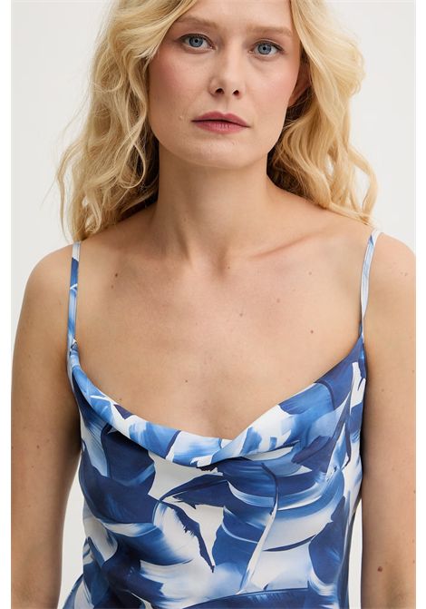 Vestito midi in satin akilina GUESS | Abiti | W6GK94 W2266PMIB