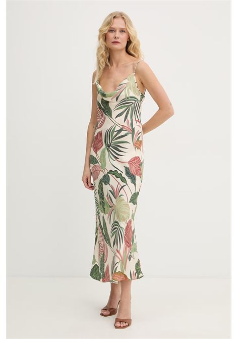 Vestito midi in satin akilina GUESS | Abiti | W6GK94 W2266PMIE