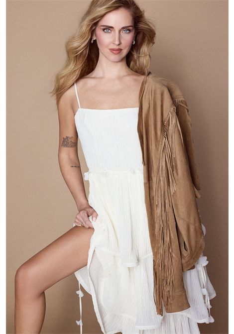 Vestito midi in chiffon con volant GUESS | Abiti | W6GKAG W2584G106