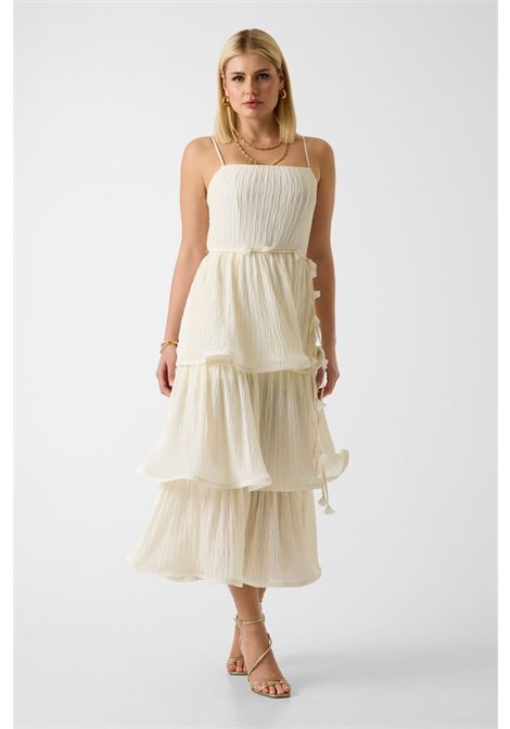 Vestito midi in chiffon con volant GUESS | Abiti | W6GKAG W2584G106