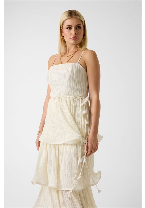 Vestito midi in chiffon con volant GUESS | Abiti | W6GKAG W2584G106