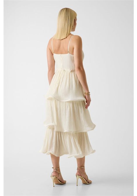 Vestito midi in chiffon con volant GUESS | Abiti | W6GKAG W2584G106