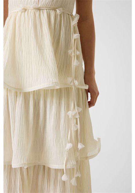 Vestito midi in chiffon con volant GUESS | Abiti | W6GKAG W2584G106