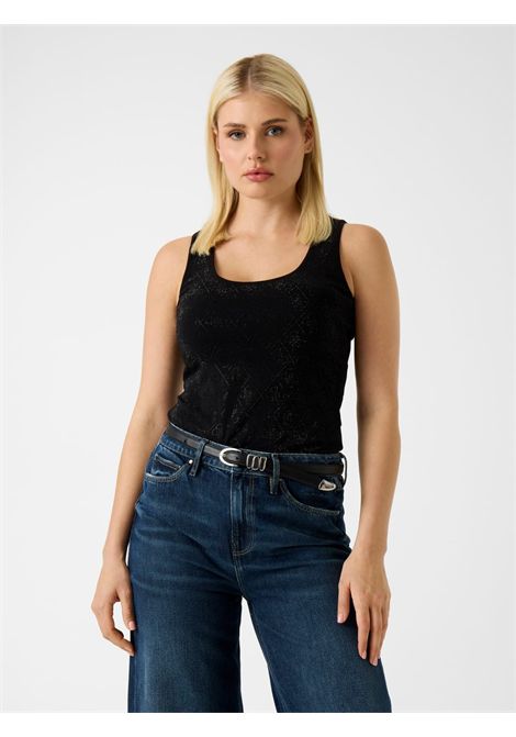 Canotta con logo GUESS | Top | W6GP10 K2932JBLK