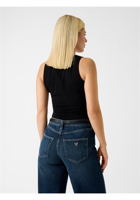 Canotta con logo GUESS | Top | W6GP10 K2932JBLK